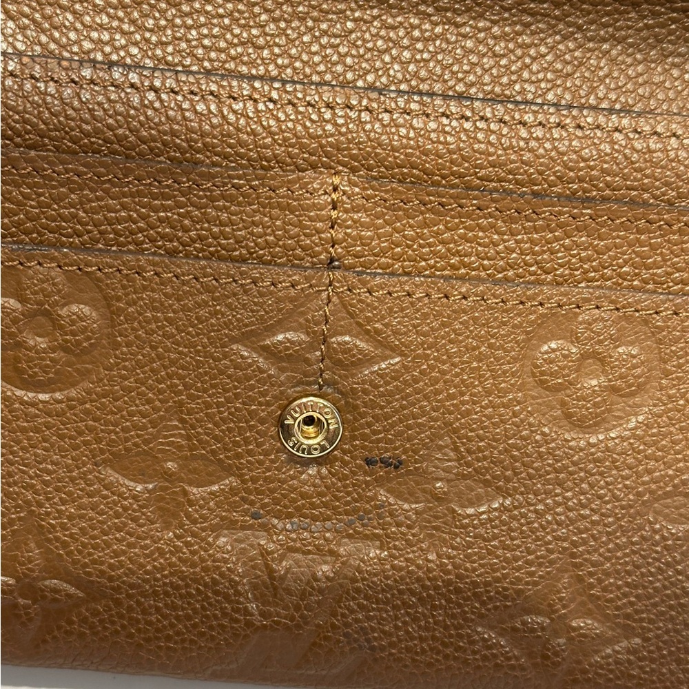 Louis Vuitton Sarah Wallet Empreinte Brown - Picture 10 of 15
